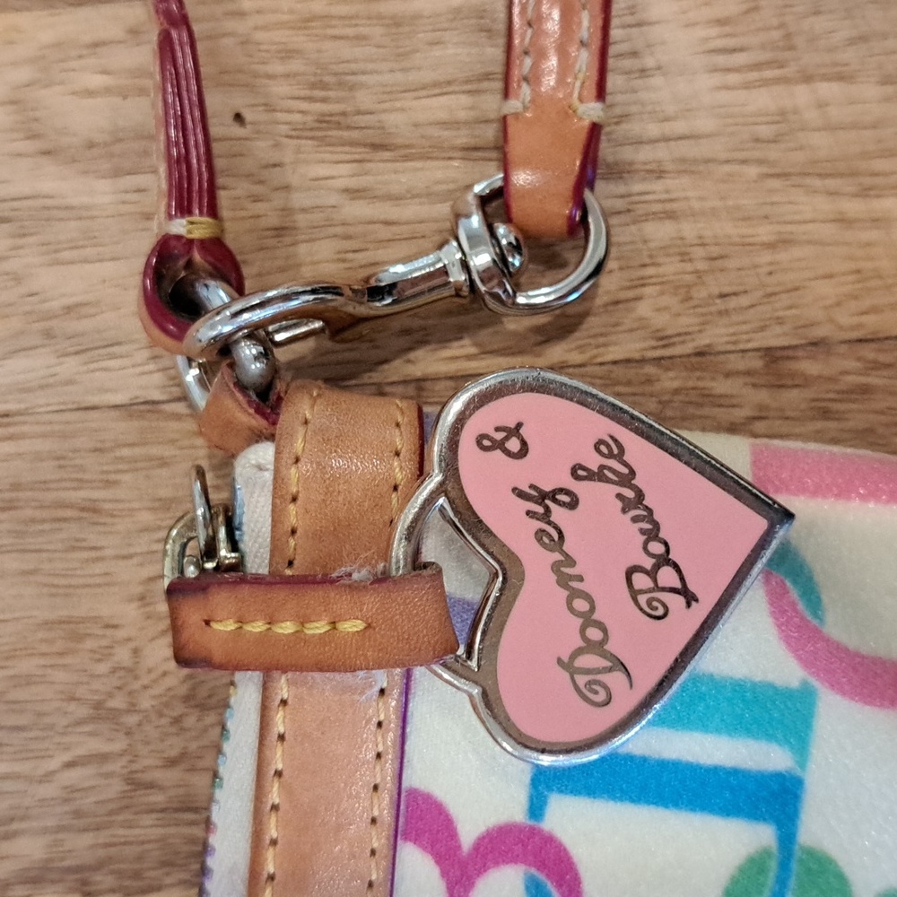 Dooney & Bourke Multicolor Logo Wristlet/Mini Bag - Picture 4 of 4